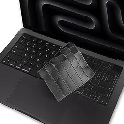 OJOS Compatible with MacBook Pro 14" 16" (M4 M3 M2 M1) Max/Pro Chip Model: A3112 A3185 A3401 A3186 A3403 (Released in 2024) Translucent Gray image 1