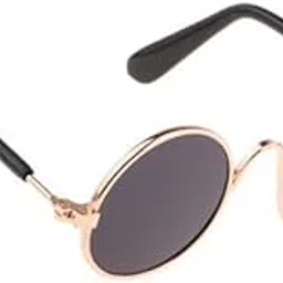 MERISHOPP 2x1/6 BJD Doll Eyegalsses Eyewear Golden Frame for Blythe Dolls Black-image-68