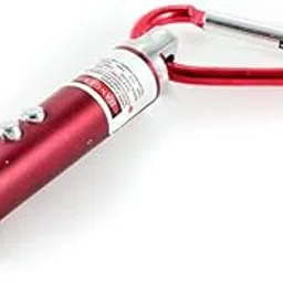 NITYANSH ENTERPRRIES Pocket Laser Light, LaserTorch with Emergency Hazard LED Light and Key Chain Hook-image-63