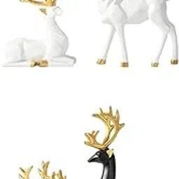 2 Pairs Resin Deer Figurine Statue Home Living Rooms DécorCrafts Sculpture|Home & Garden|Home Décor|Figurines-picture-10