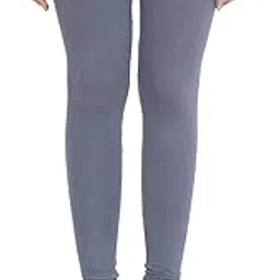 Premium Leggings for Women & Girls Churidar Ankle Length Made of Soft Stretch Comfortable Breathable Cotton Mix Solid Colors (Multi Color Free Size)-picture-14