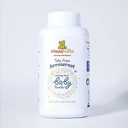 ShuShu Babies Talc Free Baby Powder with Arrowroot Extracts - 60GM (Under 0-3 Years) Dusting Powder For Babies, Absorbs Extra Oil,Relieves Itchiness & Softens Skin, Safe for All Baby Skin Types-picture-41