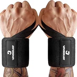 VINSGUIR Wrist Straps for Weightlifting, Wrist Wraps with Heavy-Duty Thumb Loop, Wrist Brace for Wrist Support for Fitness, Weightlifting, Strength Training, Bodybuilding-picture-24