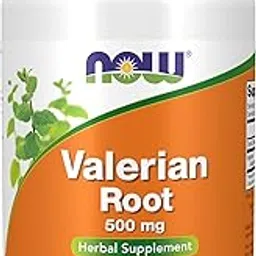 NOW Foods Valerian Root, 500mg, 250 Veg Capsules. image 1