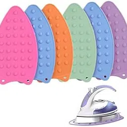Silicon Iron Rest Pad | Anti-Slip Mat | High Heat Resistant, Random Multicolour (Pack of 1)-picture-24