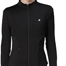 Women’s Full Zip Training Jacket with MockCollar & Thumbhole Sleeves | Quick-Dry, Stretchable, Lightweight Activewear for Gym, Yoga, Running & Sports-picture-13