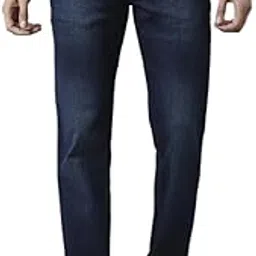 restart lifestyle Blue Jeans for Men Regular Fit - Cotton Jeans Pant for Men, Regular Denim Jeans for Boys - Light Fade Jeans for Men-picture-58