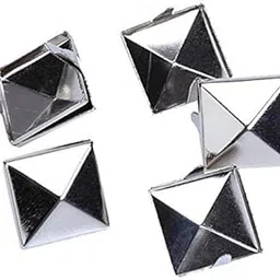Bnf®200pcs 12mm Pyramid Studs Spots Spikes Rivets Punk leathercraft Silver DIY Biker|Crafts | Leathercrafts |:-picture-14