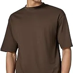 xyxx Drift Oversized Tshirt for Men | 100% Combed Cotton | Solid Roundneck Drop Shoulders Half-Sleeve T Shirt-picture-50