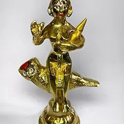 Brass Maa Lakhi Idol for Pooja and Home Decor - Decorative Spiritual Statue for Home & Temple | 1.5 kg-picture-30
