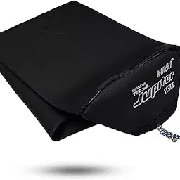 Black Prime Quality Seat Cover PU Leather Protect Rust and Dust Waterproof for (TVS Jupiter 113 New 2025)-picture-24