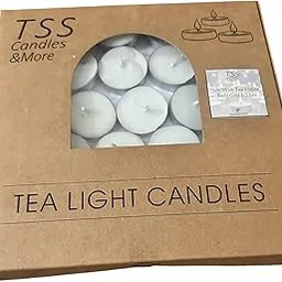 The Spark Story Soy Wax Tea Light Candles 50 pcs-picture-34