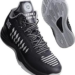 vector x Dunk 2.0 Basketball Shoes for Mens | Rubber Out Sole with Knitted Upper | Light Weight | Nonmarking Rubber Outsole for Basketball Court Indoor and Outdoor-picture-3