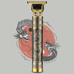 Rozti Professional Cordless Hair Trimmer, T-Blade Hair Clippers for Men, Zero Gapped Trimmer Rechargeable Beard Trimmer Edgers Clippers Hair Cutting Kit for Men (Metal Body)-picture-12