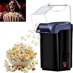 DRUMSTONE ( 𝐍𝐞𝐰 Model 10+7 Years Warranty ) New Edition KT-Pro 5 | Electric Popcorn Maker for Home – Oil-Free Healthy Snack Machine | Big Size Popcorn Maker for Parties, Kids & Adults-𝐁𝐋𝐀𝐂𝐊-image-55
