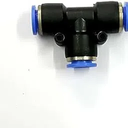 8 mm X 3way T Pneumatic 8MM OD Hose Tube Push In Air Gas Fitting Quick Fittings Connector Adapters pu connector (5 PCS) image 1