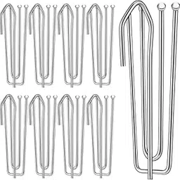 DEEGAA MART Pleated Drapery Hook 20PCS, Pin 4 Prongs Pleat Clips Traverse Pleater 4 End Curtain Hangers for Window Door Bathroom Curtain-picture-23