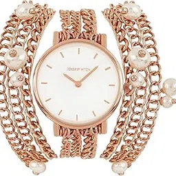joker & witch Genevieve White Dial 18mm Rose Gold Metal Alloy Watch for Women-picture-35