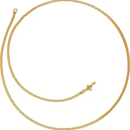 24K Gold Plated Men's Chain – Elegant Dainty Necklace, Lightweight Jewelry for Gifting (1025)-image-23