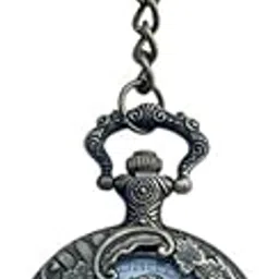 shubheksha The Train Pocket Watch(Working) Metallic Keychain with Box-picture-29
