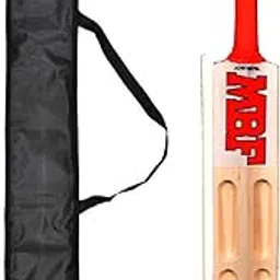 KANSAL MBF Scoop Popular Willow Premium Cricket Bat with Tennis Ball and Bat Cover for Man's & Adult, Advance Play All Tennis Ball, Tournament Match (Size Full)-image-49