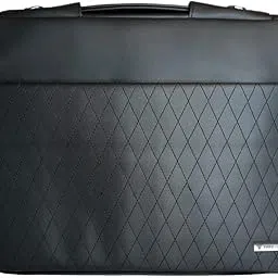 vaku luxos Criss Cross Series 13"|16 Inch Laptop Bag Leather Collection Messenger Organizer Shoulder Sling Office Bag for Men & Women With Adjustable Strap for Laptop and MacBook-picture-33