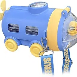 Enakshi (LABEL) Creations Drinking Cups for Kids Cartoon Straw Water Cup for Hiking Activities Outdoor BlueHome & Garden|Kitchen Dining & Bar|Drink Containers & Thermoses-picture-39