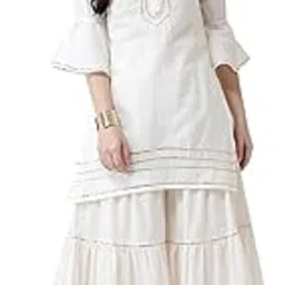 mixfit Women's Cotton Relaxed Flared Garara-Sharara-picture-36