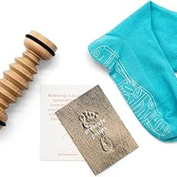 Calm Club | Massage Socks for Women | Women's Socks and Massage Roller Set | Reflexology Massage Kit | Stress Relief Gifts for Hair | Foot Massager Socks for Women-picture-28