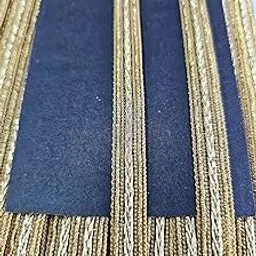 Mezin Zari-1 Tassel Fringe Sequence Lace Border for Dresses, Saree, Lehenga, Dupatta, Bag, Craft and Decorations (9 Mtr) (Gold-52)-picture-51