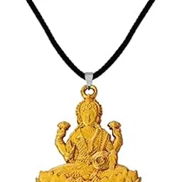 Hindu Deity Powerful Mata Goddess Maha Kali Kalika Devi Unique Cotton Dori Bronze Zinc And Metal Pendant Necklace For Men And Women SPn20221085-image-12