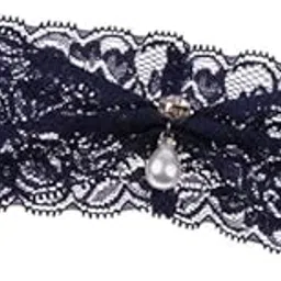ujeavette 2xWedding Bridal Crystal Pearls Lace Garter Party Prom Girls Woman Accessories-picture-34