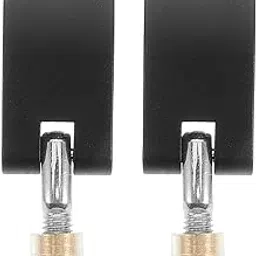 2 Sets Trekking Pole Lock Handle Screw External Lock Walking Sticks Lock Trekking Supplies Lock for Cane Walking Stick Buckle Cane External Fastener Clip Black Nylon-picture-22