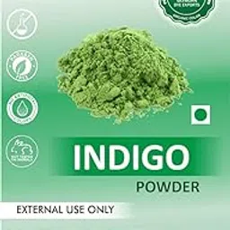 Natural (Indigofera Tinctoria) Indigo Powder Black Dye/ Conditioner for Hair Color (300 Gram)-picture-51
