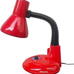 BillieJean D1 Aluminum Shade Reading and Studying Table Lamp (Red)-picture-23