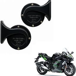 generic Premium Dual Wind Tone Horn for Ninja H2 SX SE & Other Bikes & Cars | Loud Sound | 12V Electric Horn Set-picture-9
