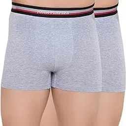 john players Pack of 2 Classic Cotton Trunks Underwear for Men-picture-53