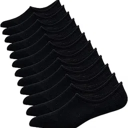 jormatt 6 Pairs Men No Show Low Cut Socks Non Slip Athletic Sneaker Socks Comfort 100% Cotton Invisible Casual Invisible Socks For Flat Loafers,Size 6.5-10-picture-53