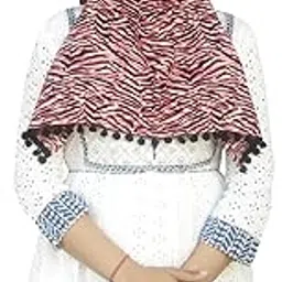 switchon Rayon Mill dye Innovative scarf Hijab for Women with closer Hook and Loop Tape size adjustable -Scoty Scarf (Multi)-picture-22