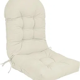 Fashion My Day High Back Chair Cushion Waterproof Patio Cushion for Patio Outdoor Furniture Beige-picture-19