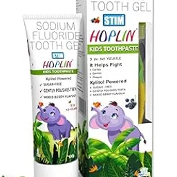 Stim Hoplin Kids (3-10 Yrs) NaF Toothpaste - 100 Gm (Pack Of 2)-picture-43