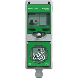 Schneider Electric Mureva EVSO EV Charging Socket with RCBO, Grey, IP65 Rated, 230V AC, 16A, Outdoor Mounting, Model EVSO2M616A0NC-picture-18