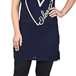 sk wardrobe Women’s Long Polo T-Shirt – “Life is Sweet” Printed Casual Tunic Top-picture-18