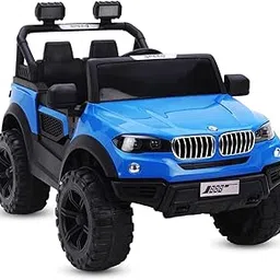 SHAKYA WORLD 888 Battery Operated Jeep for Kids Ride on Toy Kids Car with Bluetooth Music & Light Electric Car Jeep Battery Car for Kids to Drive [ 2 to7 Years, Blue ]-image-11