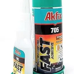 Akfix 705 Fast Adhesive CA Glue (1.76 oz.) with Activator (6.76 fl oz.) [Clear Super Glue Adhesive and Accelerator Spray]-picture-14