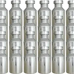Pure Source India Empty 50ml Aluminium Bottle with B Drop Nozzle & Cap for Beauty, Essential Oils, Blends, Skin Care, Travel, Toners, Cosmetic & DIY (24 Pcs)-image-3