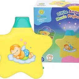 DZLING Star Music Projector for Kids, Star Shape Night Light with Music & Projection for Babies, Infant Sleep Soother Toy-picture-66