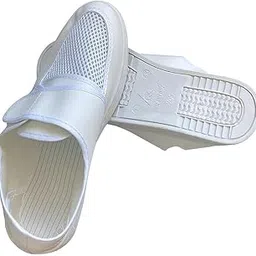 PBSS ESD Anti-Static Safety Shoes, PVC Sole for ESD,White, Hook and Loop Closure, Size 6-picture-35
