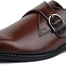louis stitch Formal Shoe for Men | Single Monk Strap | Handmade Patina Finish | Comfortable for Business Casual, Every Day, Parties (LSSXSM)-picture-50