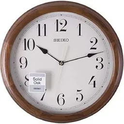 Seiko Analog 32 cm X 4 cm Wall Clock (Brown)-picture-14